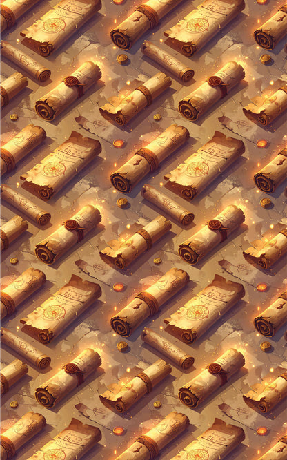Magic Scroll Expedition Wrapping Paper