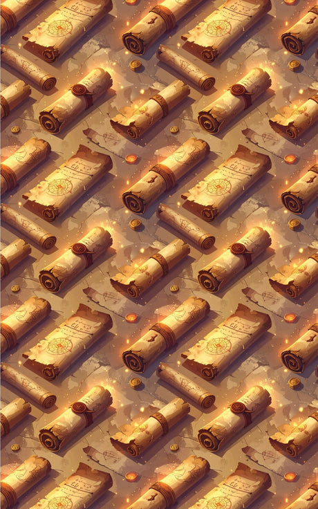 Magic Scroll Expedition Wrapping Paper - London Penny Gift Wrap