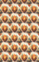LIMITED TIME | Decorative Cultural Geometry Wrapping Paper - London Penny Gift Wrap