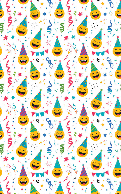 Party Face Pop Art Wrapping Paper