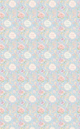 Boutique Birthday Paisley Wrapping Paper