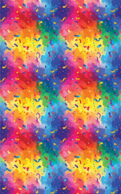 Confetti Storm Celebration Wrapping Paper