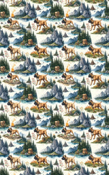 Mountain Adventure (Cane Corso) Wrapping Paper - London Penny Gift Wrap