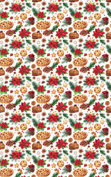 LIMITED TIME | Noche Buena Family Feast Glossy Wrapping Paper - London Penny Gift Wrap