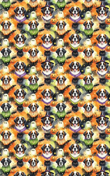 St. Bernard Costume Parade Wrapping Paper