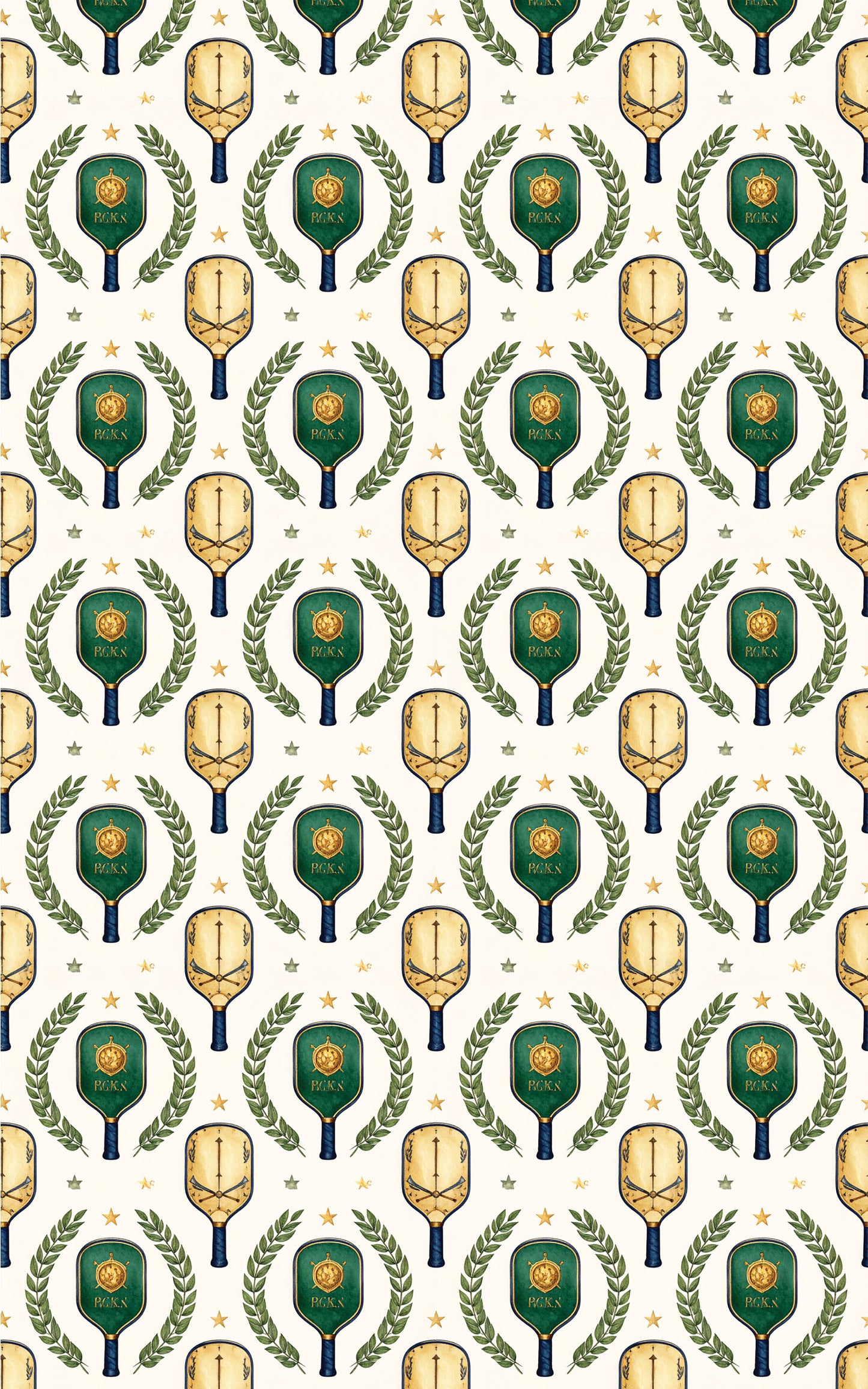Heritage Athletic Crest Wrapping Paper