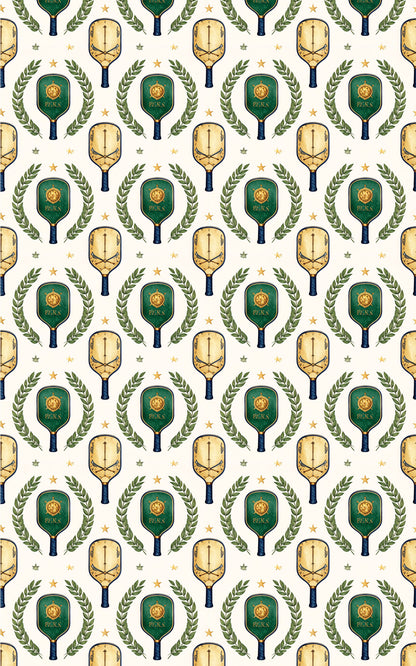 Heritage Athletic Crest Wrapping Paper