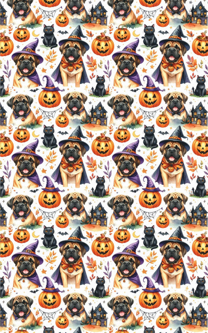 Halloween Protectors (English Mastiff) Wrapping Paper