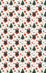 Christmas Guardians (English Mastiff) Wrapping Paper - London Penny Gift Wrap