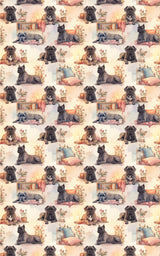 Cozy Reading Nook (Cane Corso) Wrapping Paper - London Penny Gift Wrap