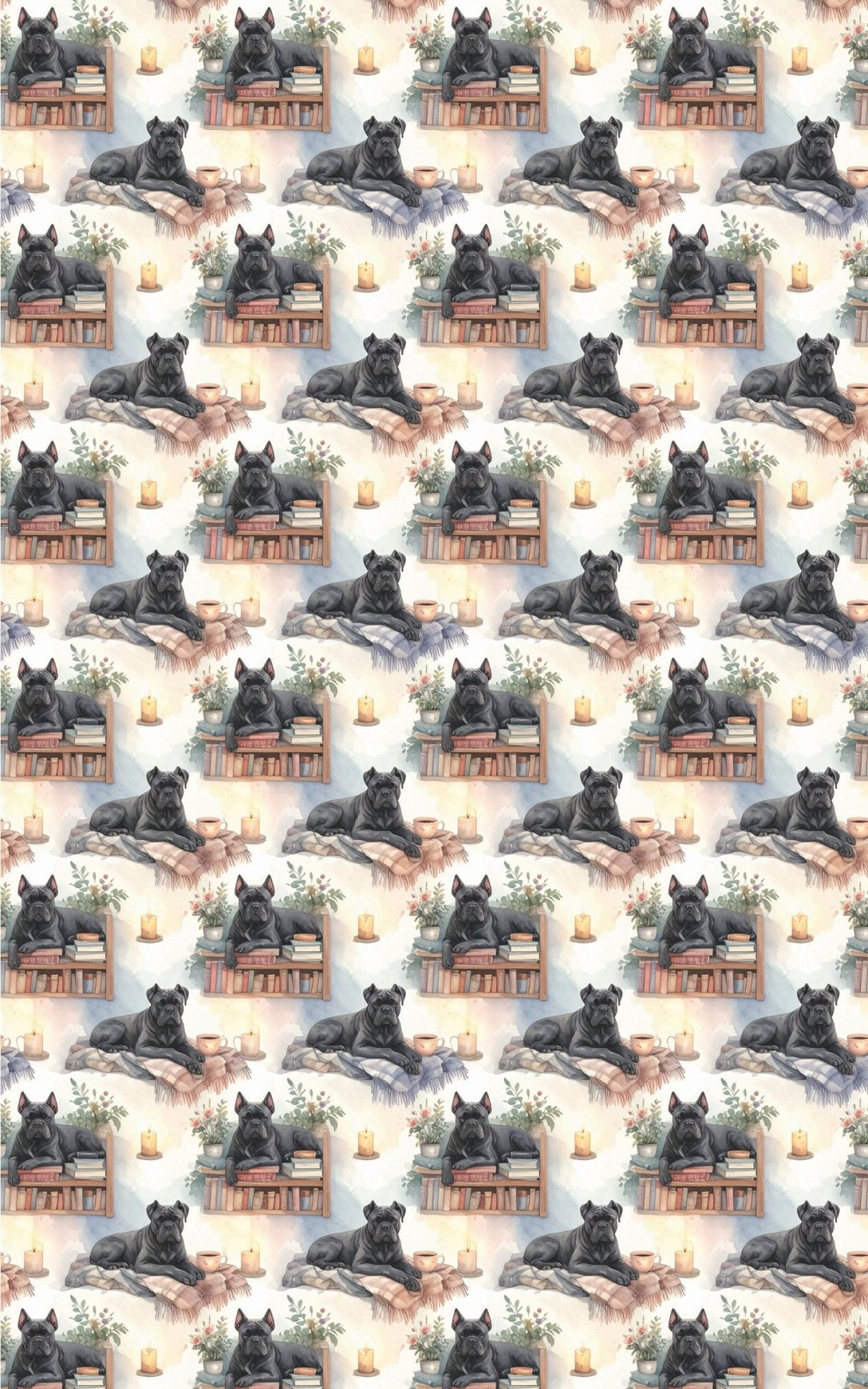 Relaxed Reading Buddy (Cane Corso) Wrapping Paper - London Penny Gift Wrap