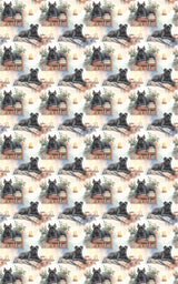 Relaxed Reading Buddy (Cane Corso) Wrapping Paper - London Penny Gift Wrap