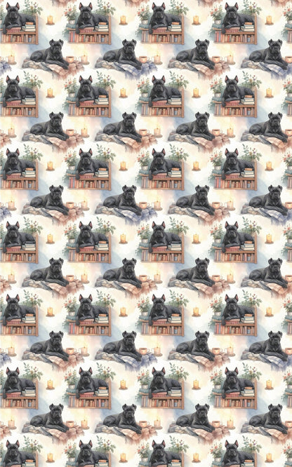 Relaxed Reading Buddy (Cane Corso) Wrapping Paper - London Penny Gift Wrap