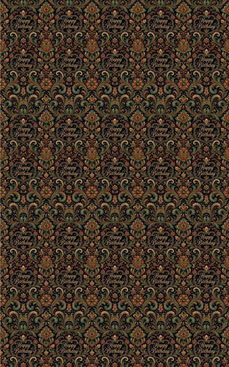 Classic Textile Paisley Wrapping Paper - London Penny Gift Wrap