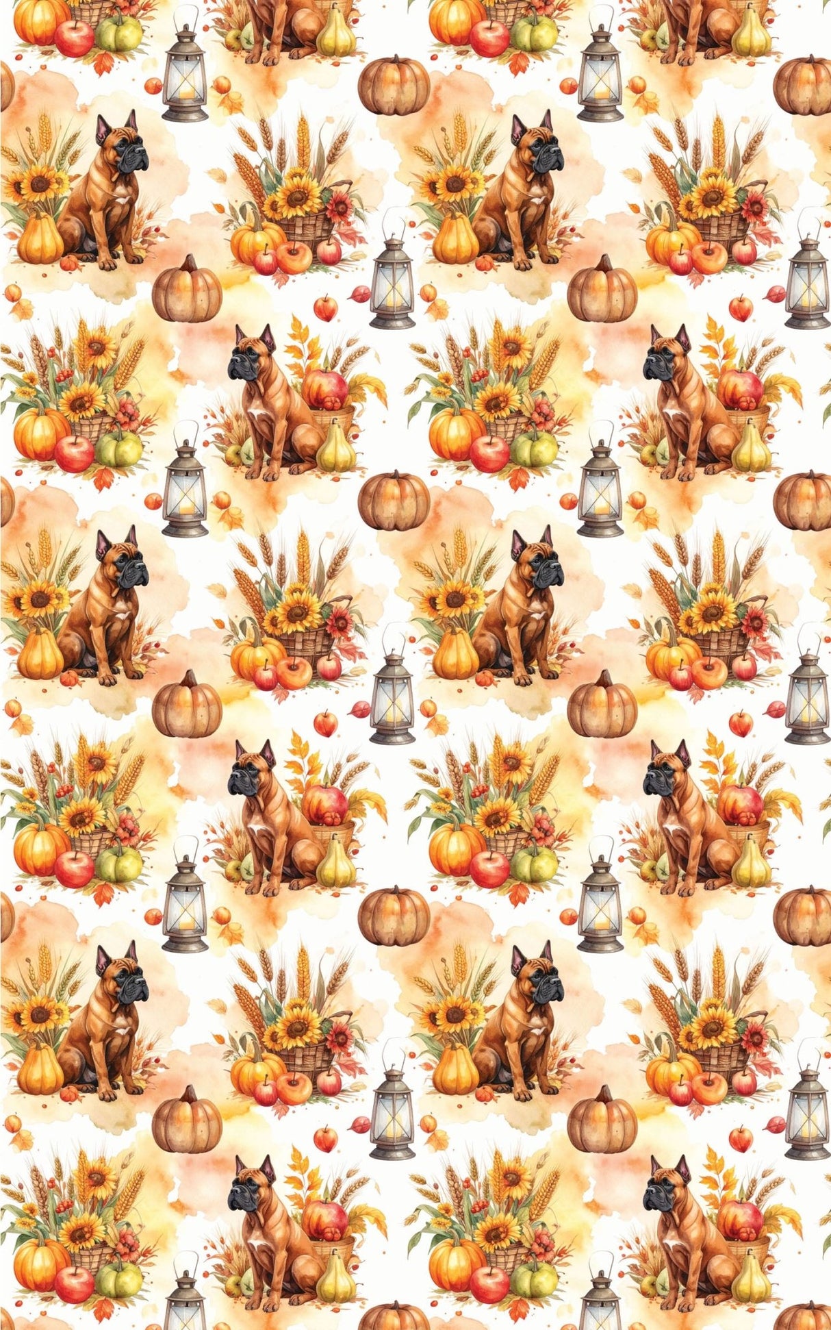Harvest Market (Cane Corso) Wrapping Paper - London Penny Gift Wrap