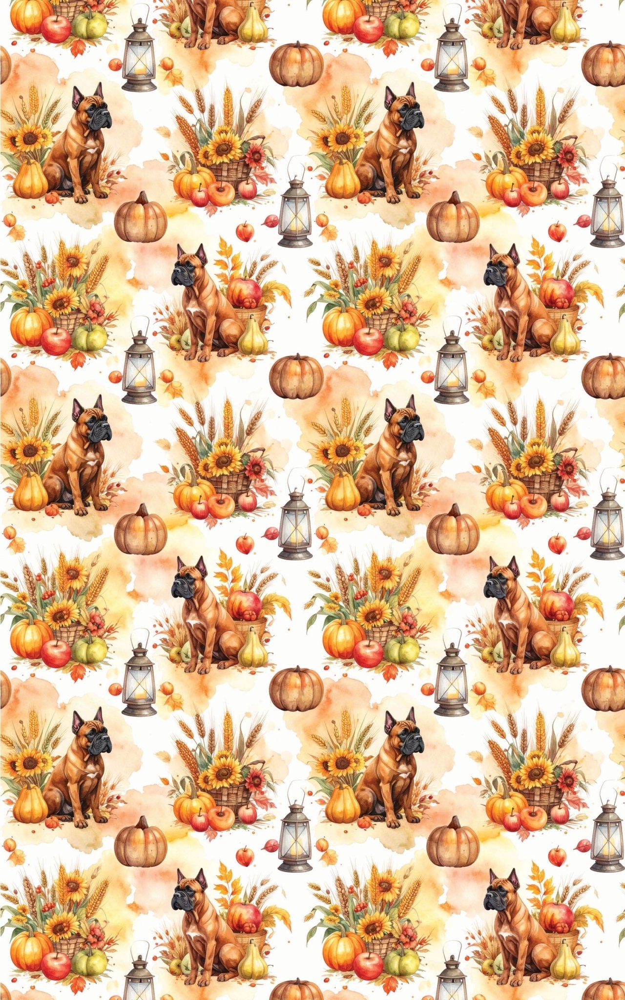 Harvest Market (Cane Corso) Wrapping Paper - London Penny Gift Wrap