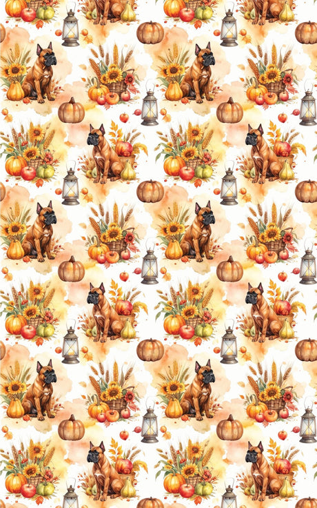 Harvest Market (Cane Corso) Wrapping Paper - London Penny Gift Wrap