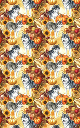 Harvest Husky (Alaskan Husky) Wrapping Paper - London Penny Gift Wrap