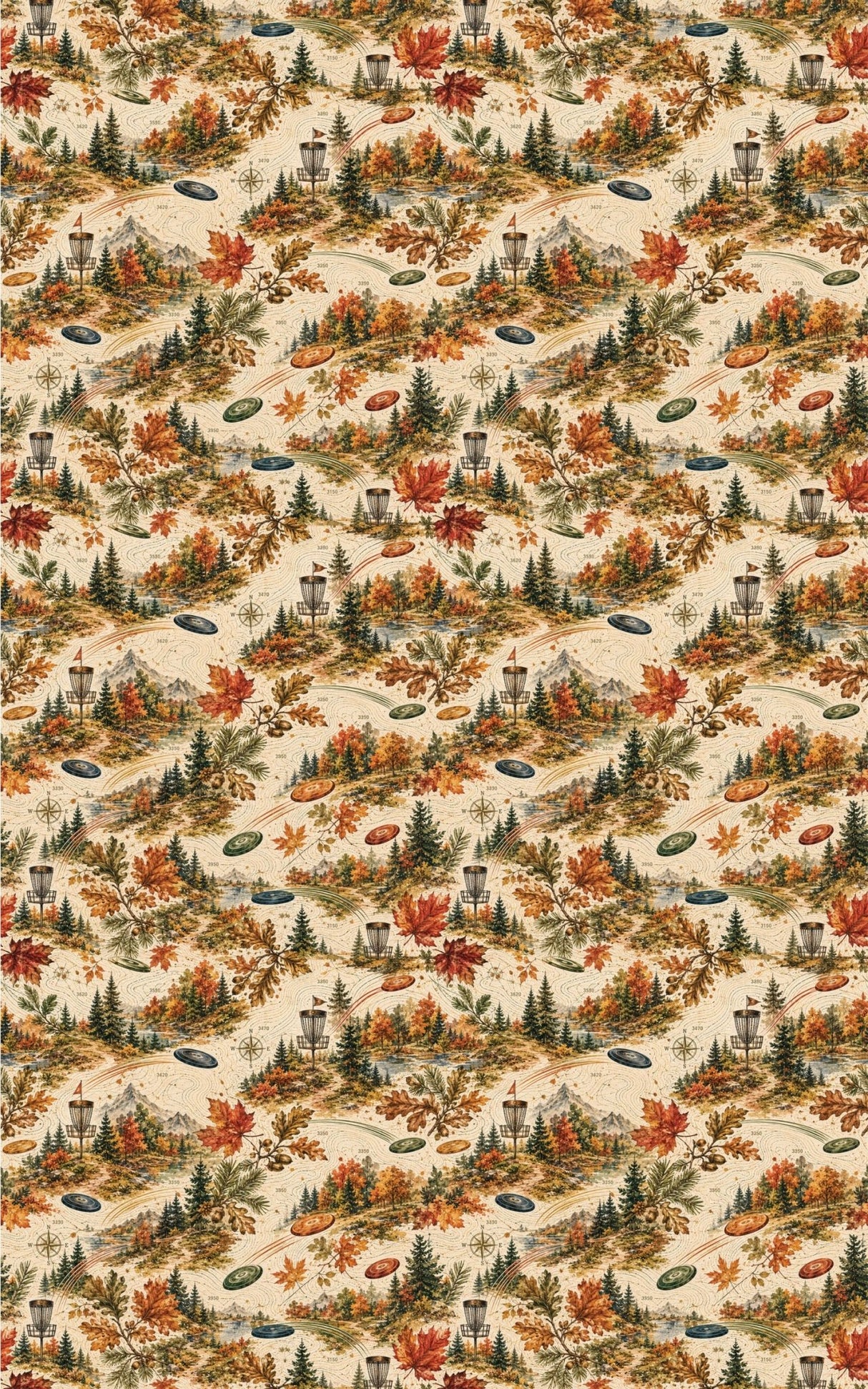 Autumn Tournament Wrapping Paper - London Penny Gift Wrap