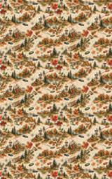 Autumn Tournament Wrapping Paper - London Penny Gift Wrap