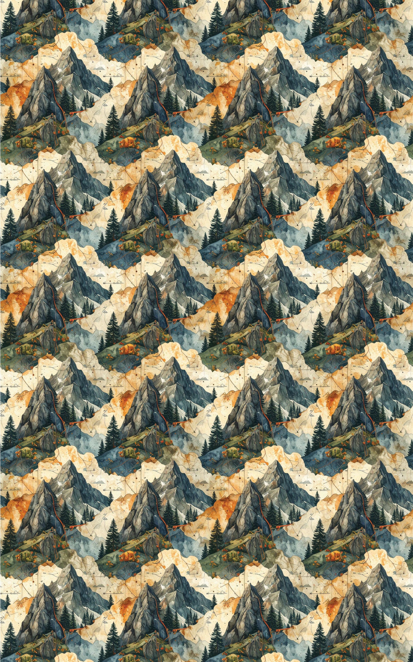 Heritage Climbing Registry Wrapping Paper