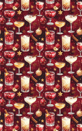 LIMITED TIME | Christmas Cocktail Lounge Wrapping Paper - London Penny Gift Wrap