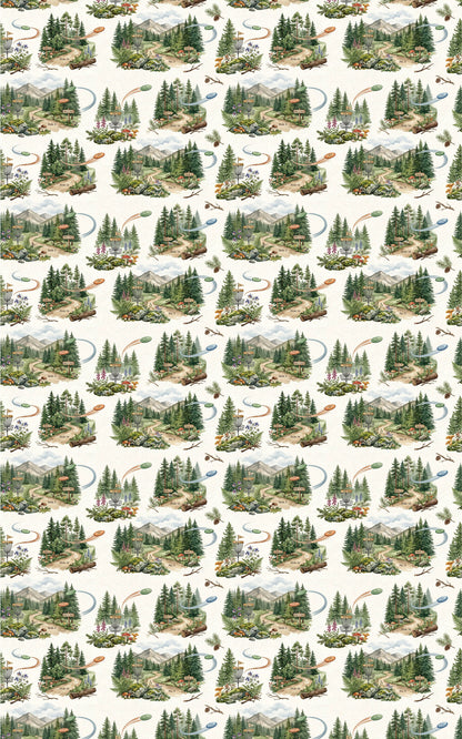 Alpine Disc Adventure Wrapping Paper