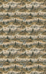 National Park Fairways Wrapping Paper - London Penny Gift Wrap