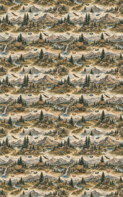 National Park Fairways Wrapping Paper