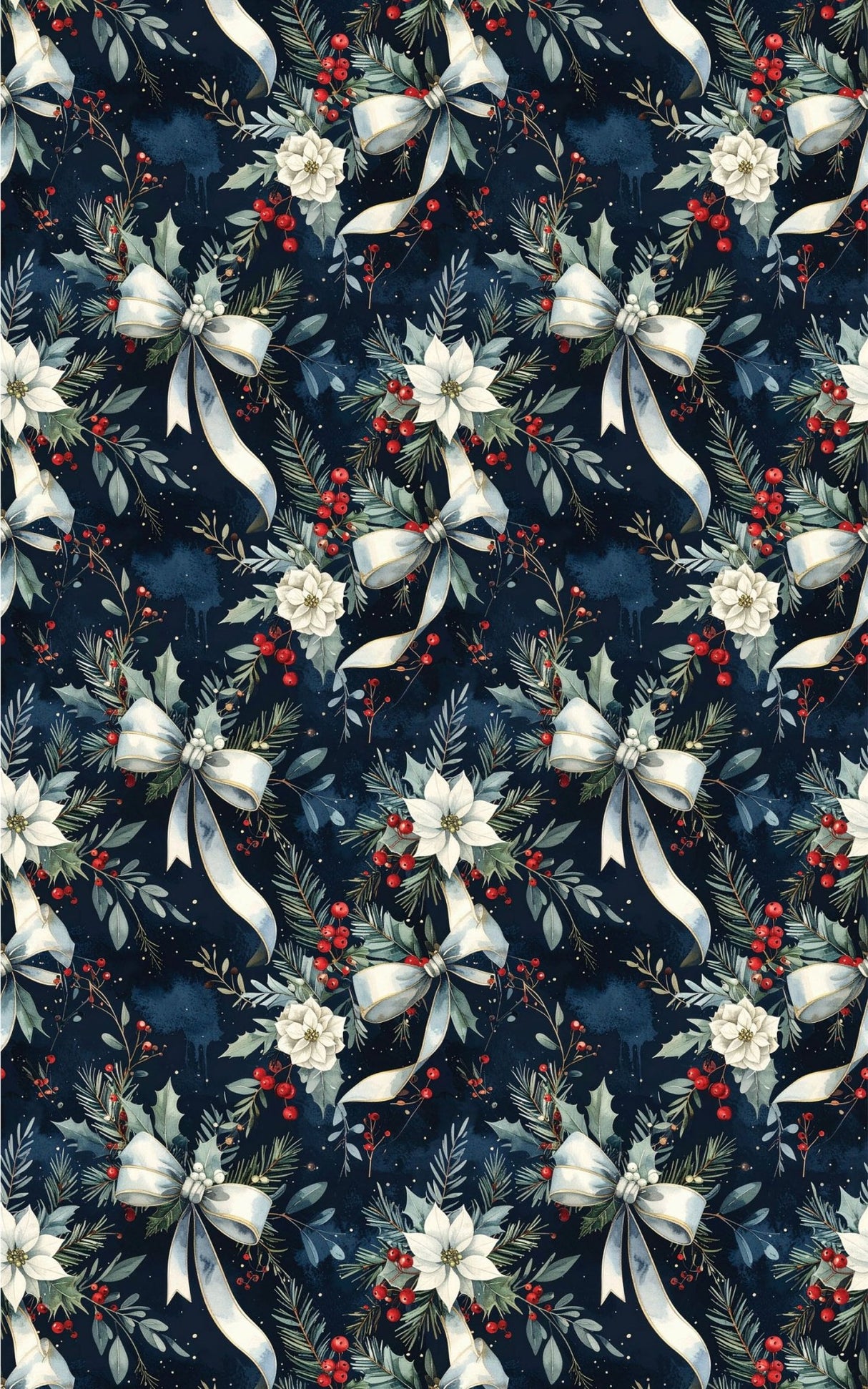 LIMITED TIME | Winter Kiss Botanicals Wrapping Paper - London Penny Gift Wrap