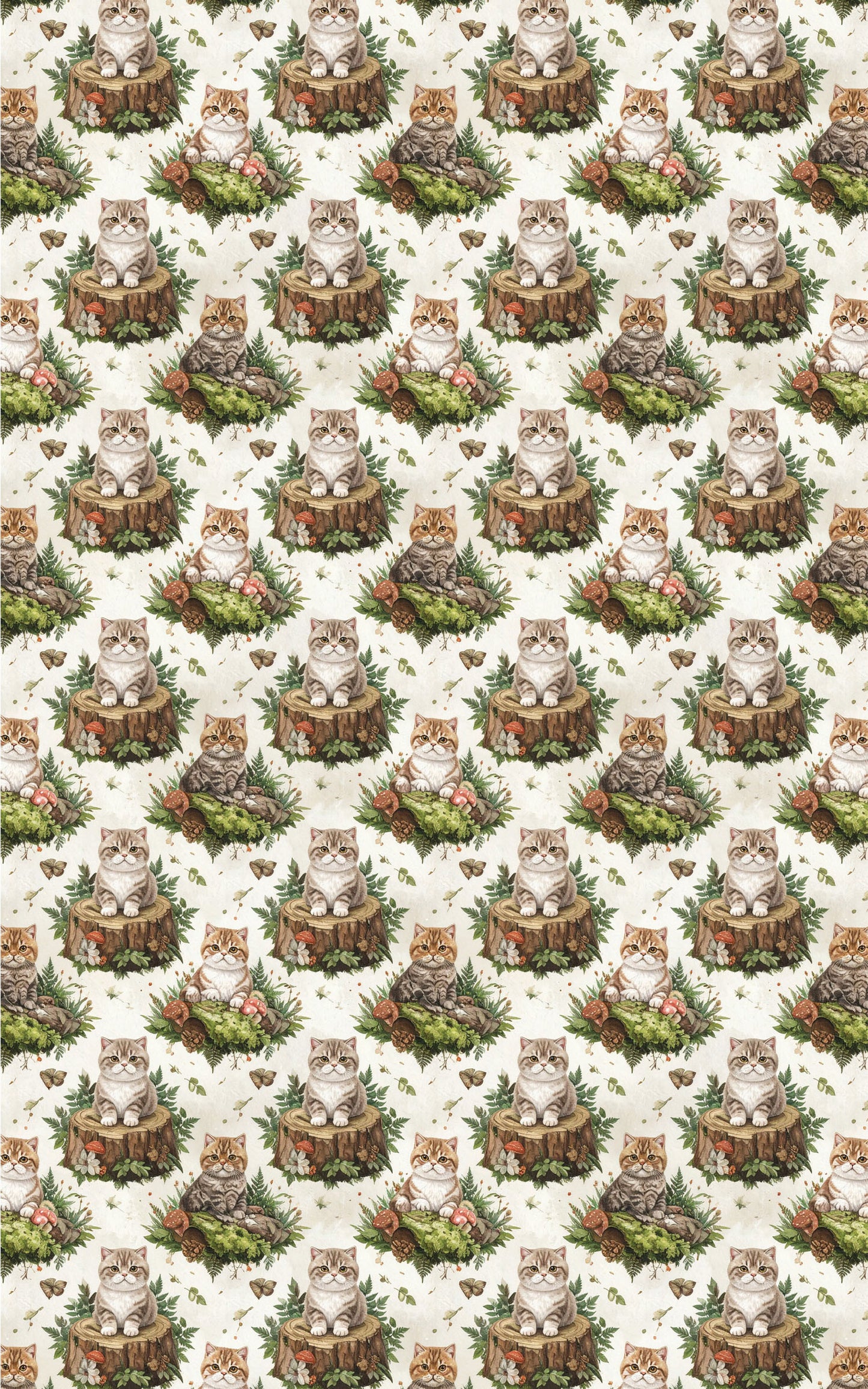 Enchanted Woodland (Exotic Shorthair) Wrapping Paper