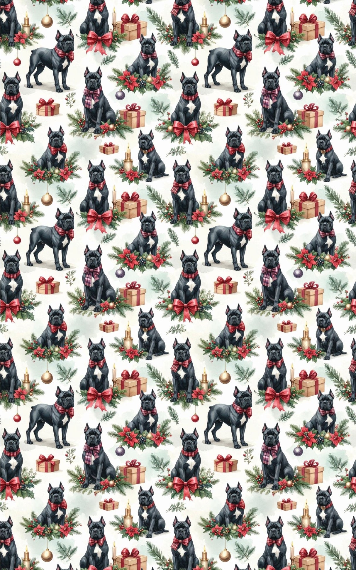 Holiday Presents (Cane Corso) Wrapping Paper - London Penny Gift Wrap
