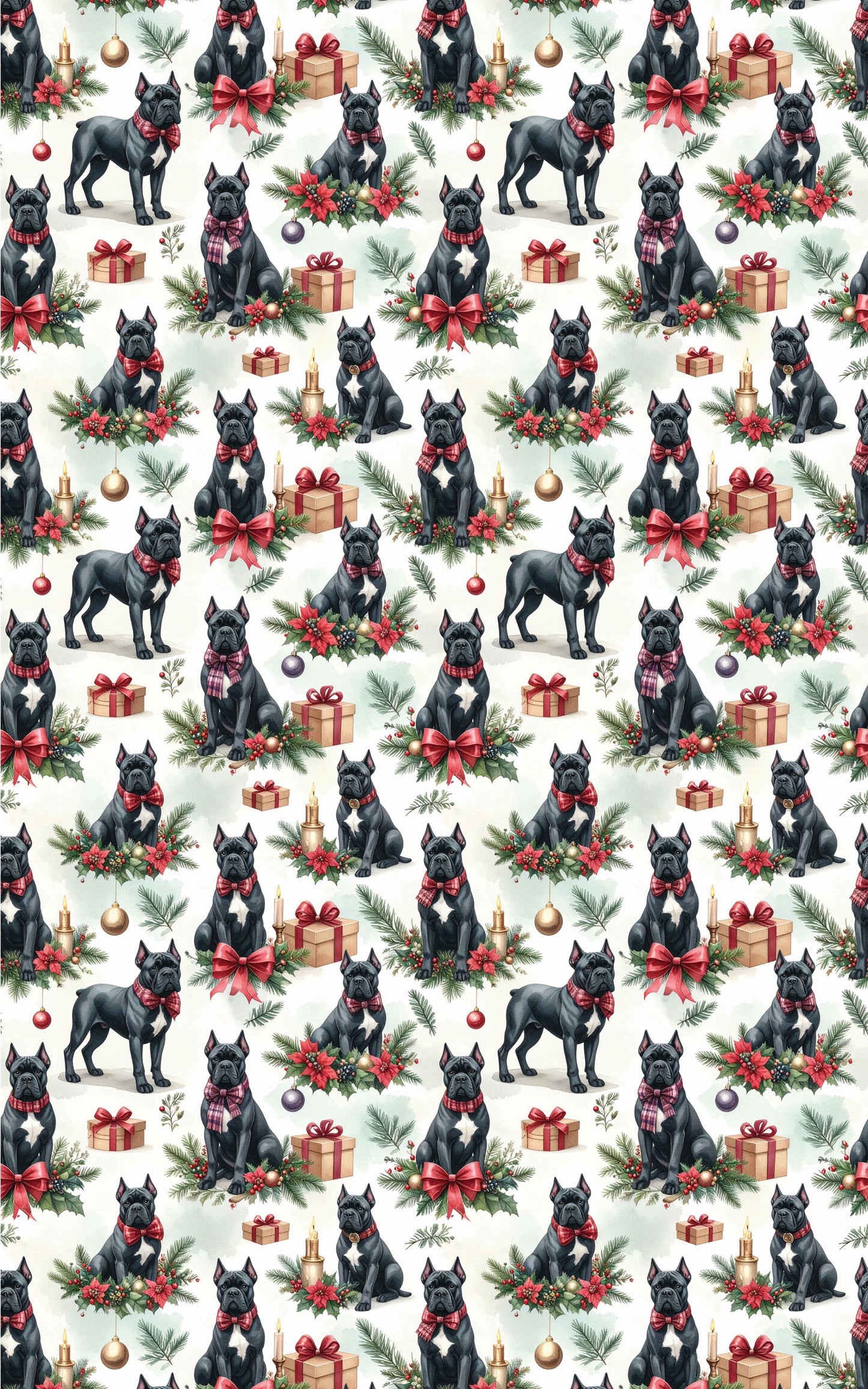 Holiday Presents (Cane Corso) Wrapping Paper