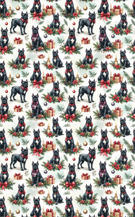 Holiday Presents (Cane Corso) Wrapping Paper - London Penny Gift Wrap