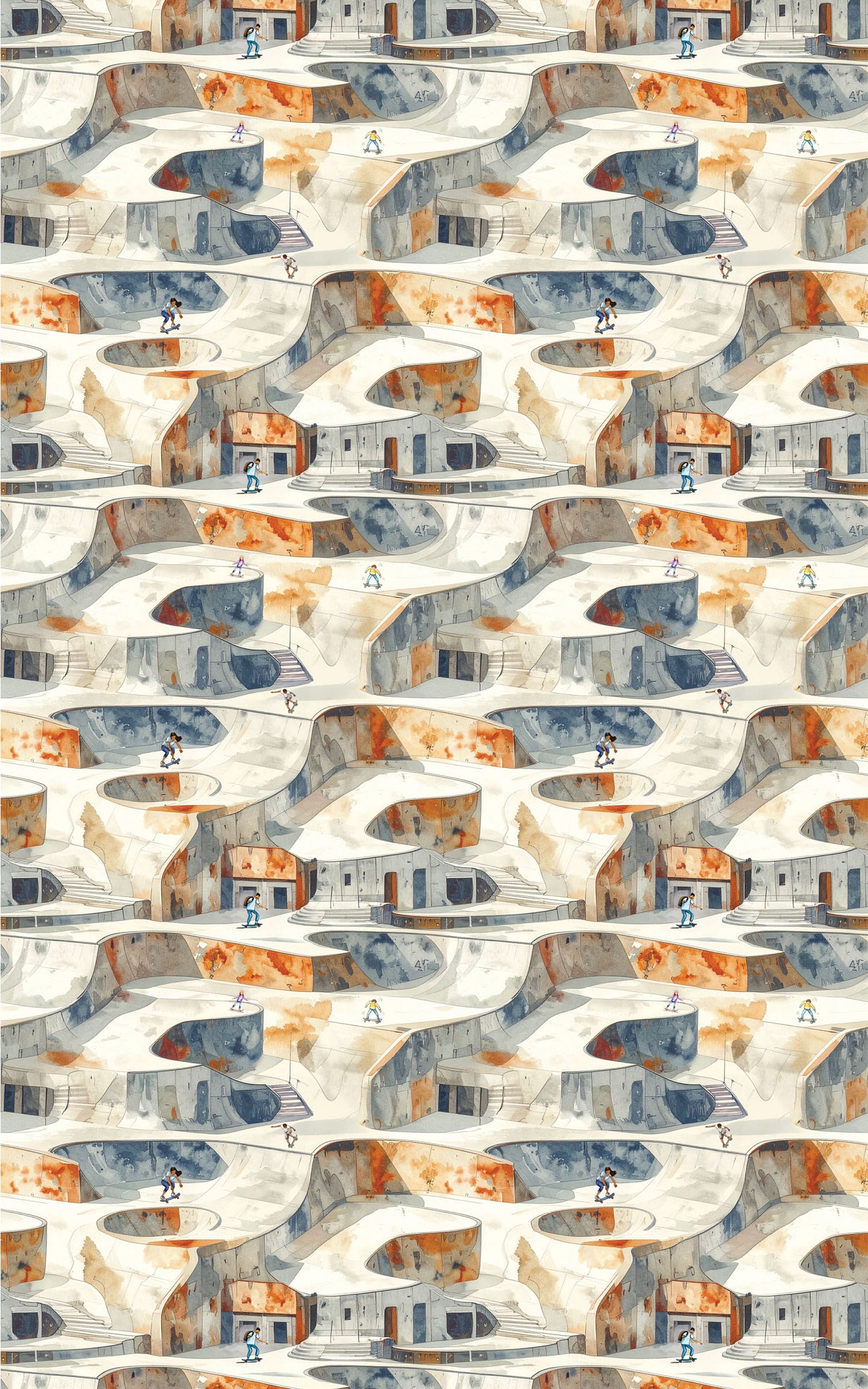 Concrete Geometry Wrapping Paper