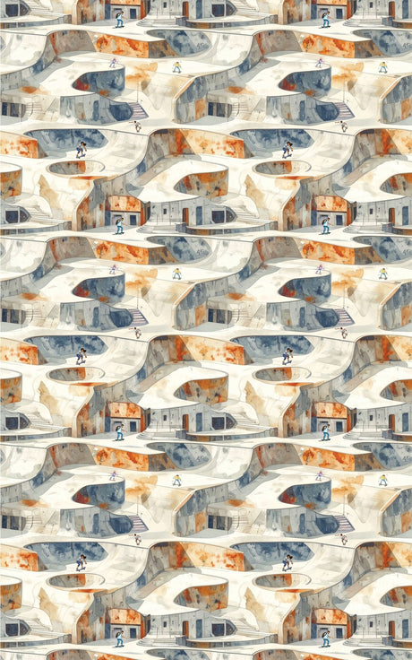 Concrete Geometry Wrapping Paper - London Penny Gift Wrap