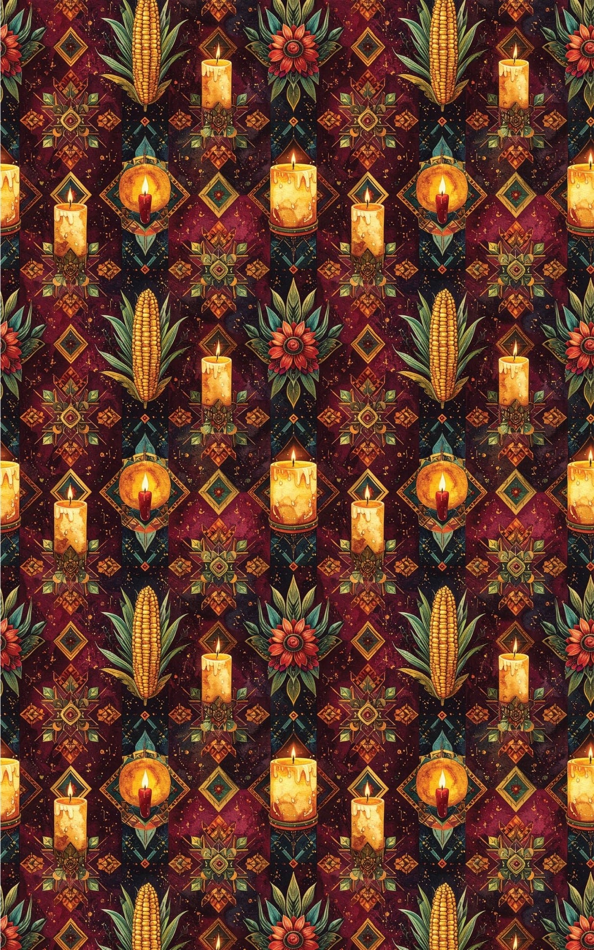 LIMITED TIME | Kwanzaa Mosaic Deluxe Wrapping Paper - London Penny Gift Wrap
