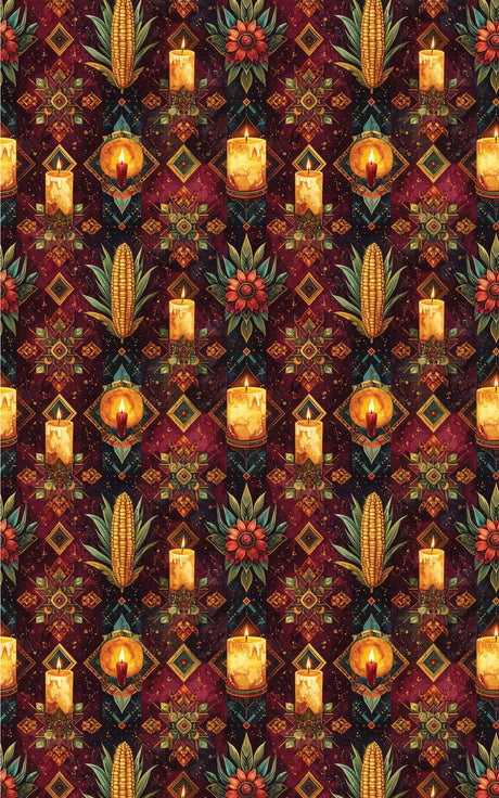 LIMITED TIME | Kwanzaa Mosaic Deluxe Wrapping Paper - London Penny Gift Wrap