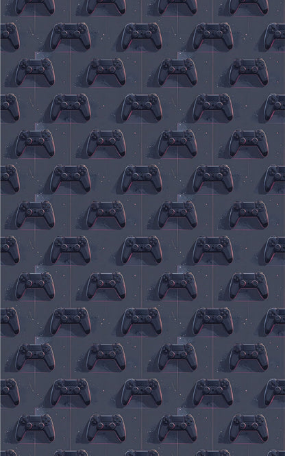 Sleek Futuristic Gaming Wrapping Paper - London Penny Gift Wrap