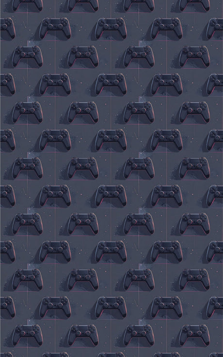Sleek Futuristic Gaming Wrapping Paper - London Penny Gift Wrap