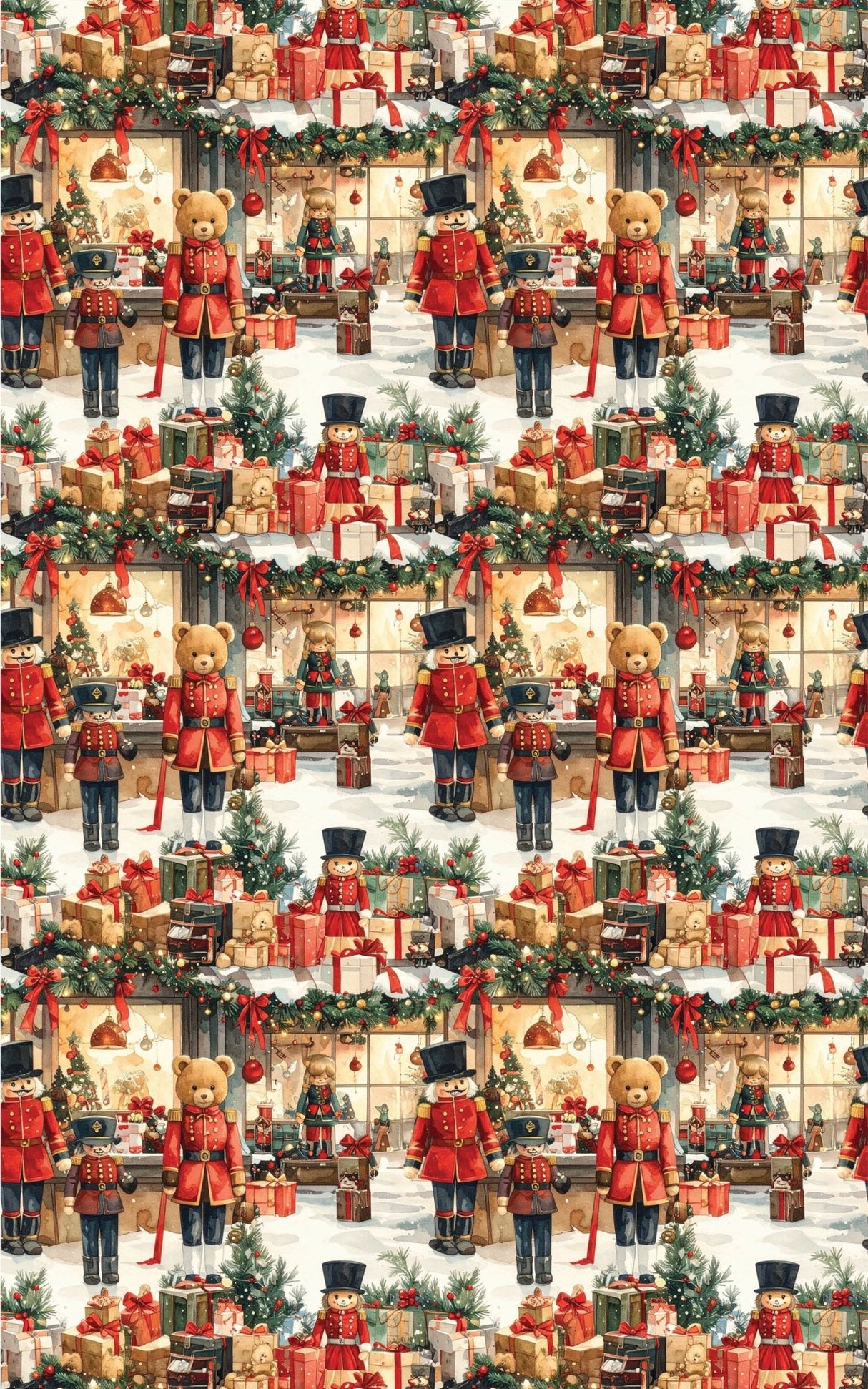 LIMITED TIME | Toy Soldier & Teddy Parade Wrapping Paper - London Penny Gift Wrap