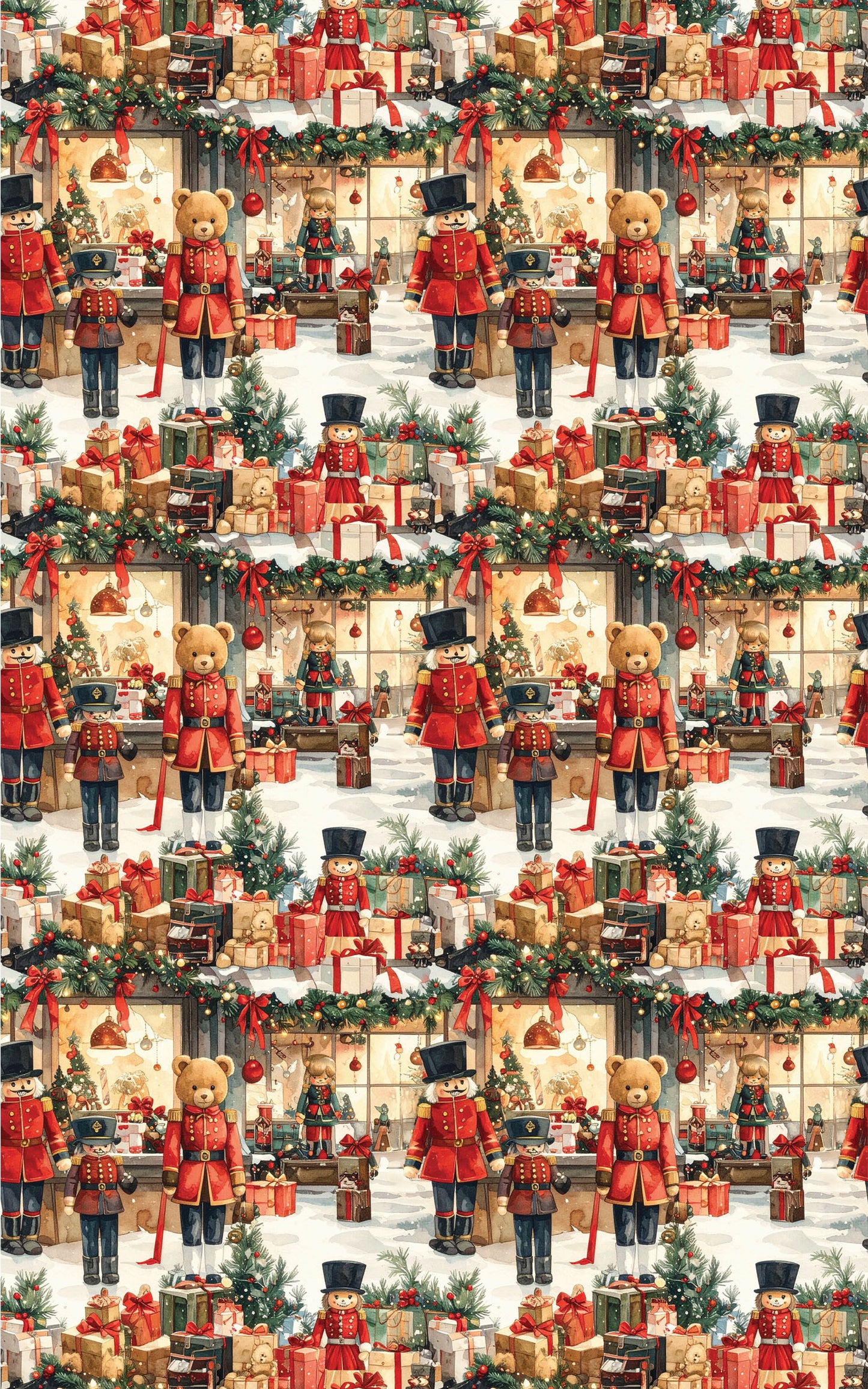 LIMITED TIME | Toy Soldier & Teddy Parade Wrapping Paper