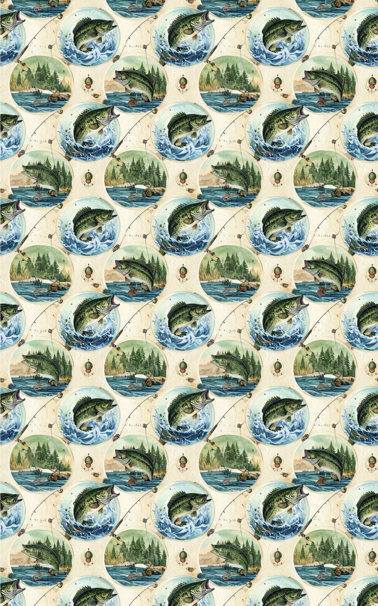 Freshwater Action Registry Wrapping Paper - London Penny Gift Wrap