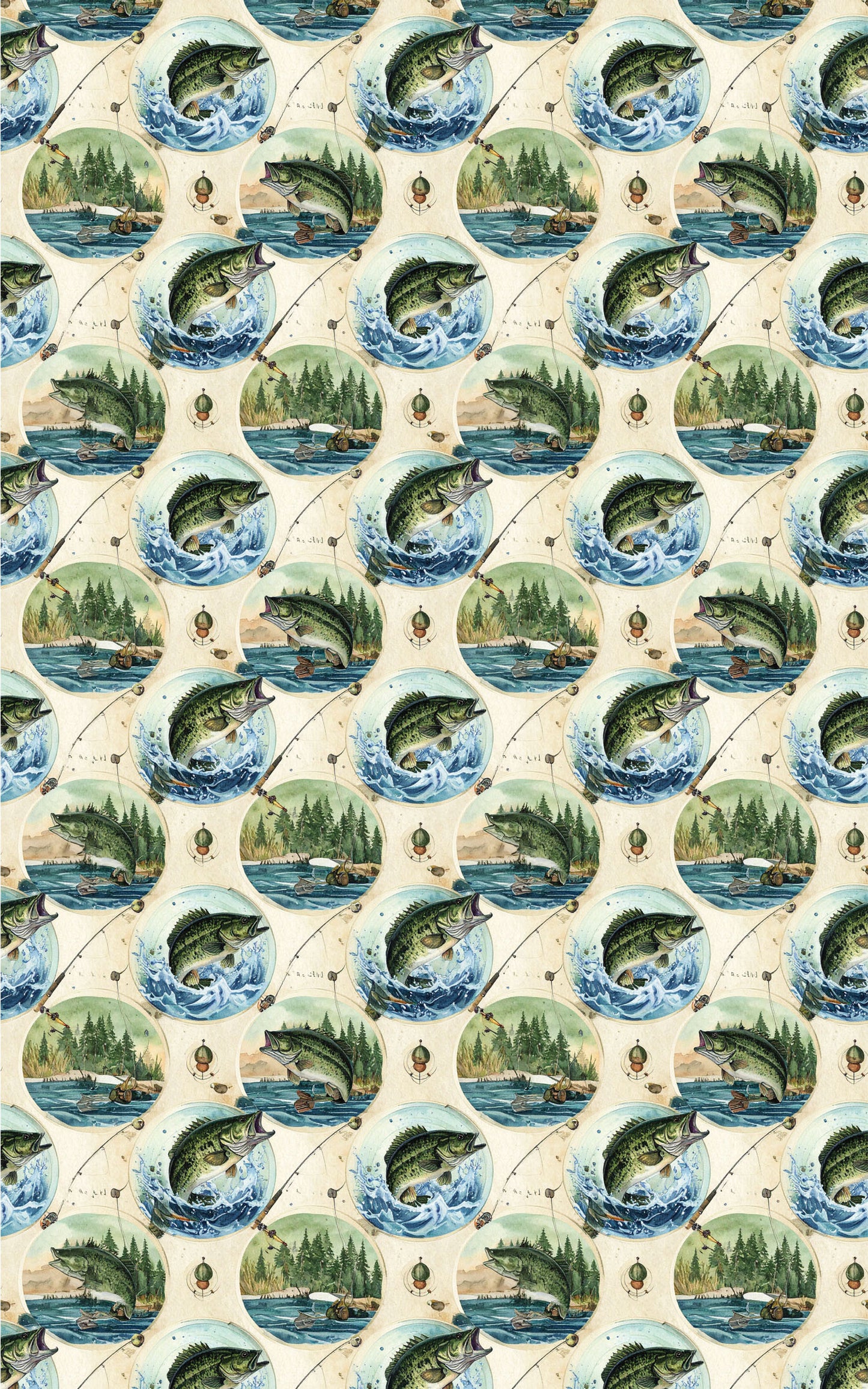 Freshwater Action Registry Wrapping Paper