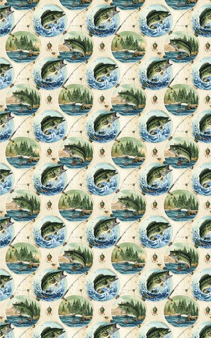 Freshwater Action Registry Wrapping Paper