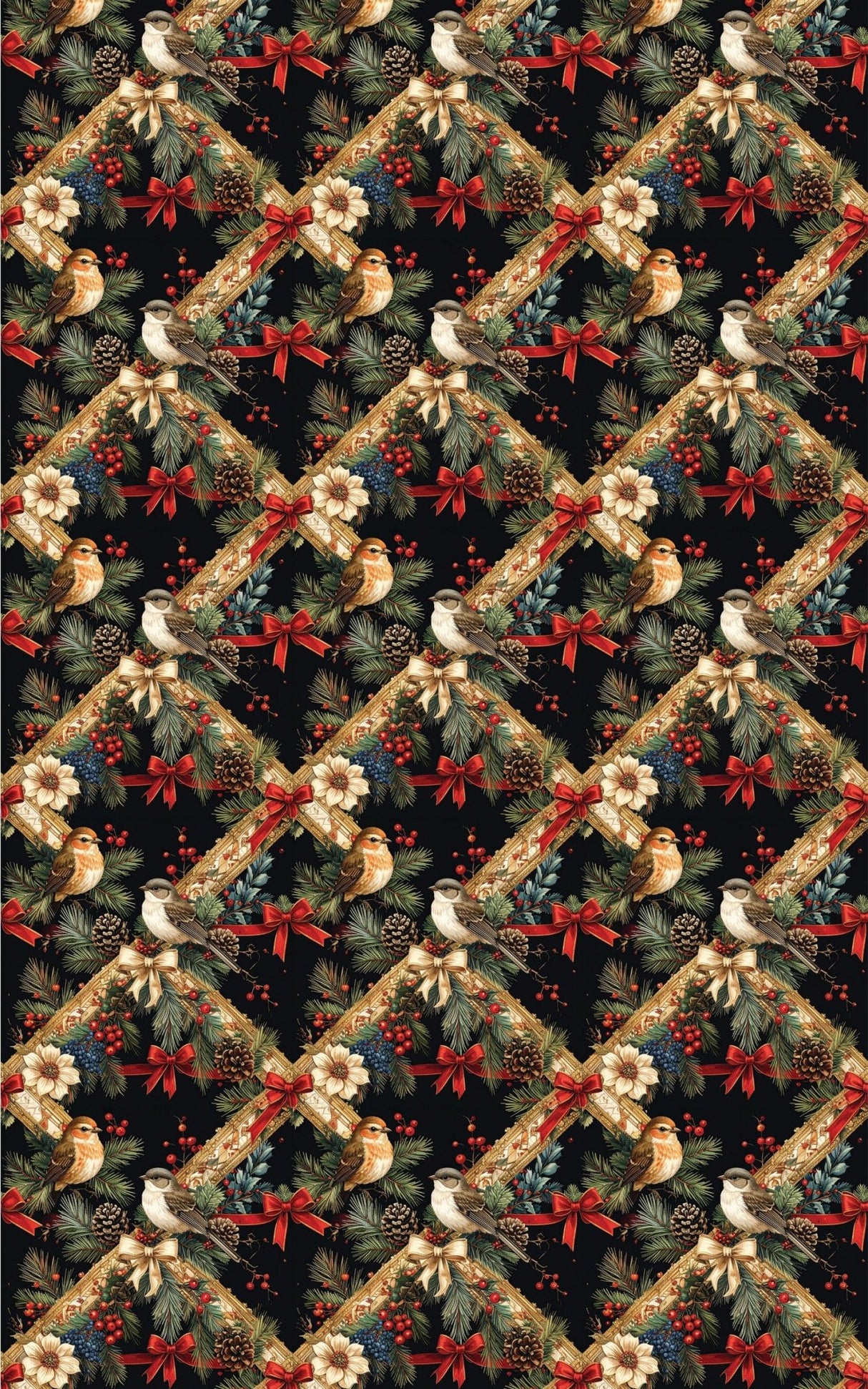 LIMITED TIME | Woodland Heirloom Tapestry Wrapping Paper - London Penny Gift Wrap