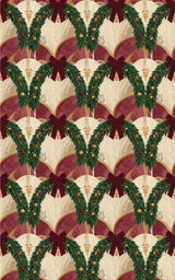 LIMITED TIME | Emerald Palace Garland Wrapping Paper - London Penny Gift Wrap