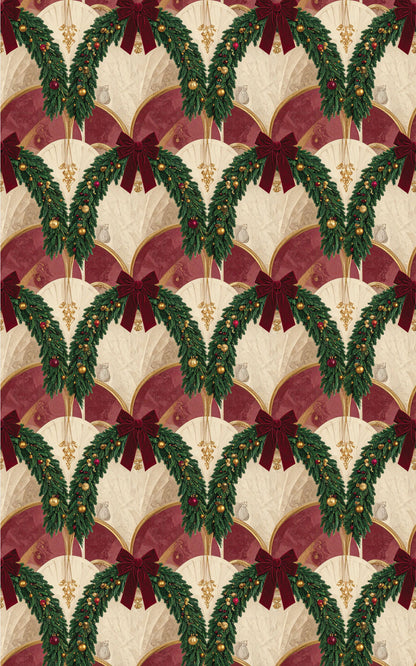 LIMITED TIME | Emerald Palace Garland Wrapping Paper
