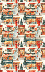 LIMITED TIME | Christmas Shopping Jubilee Wrapping Paper - London Penny Gift Wrap