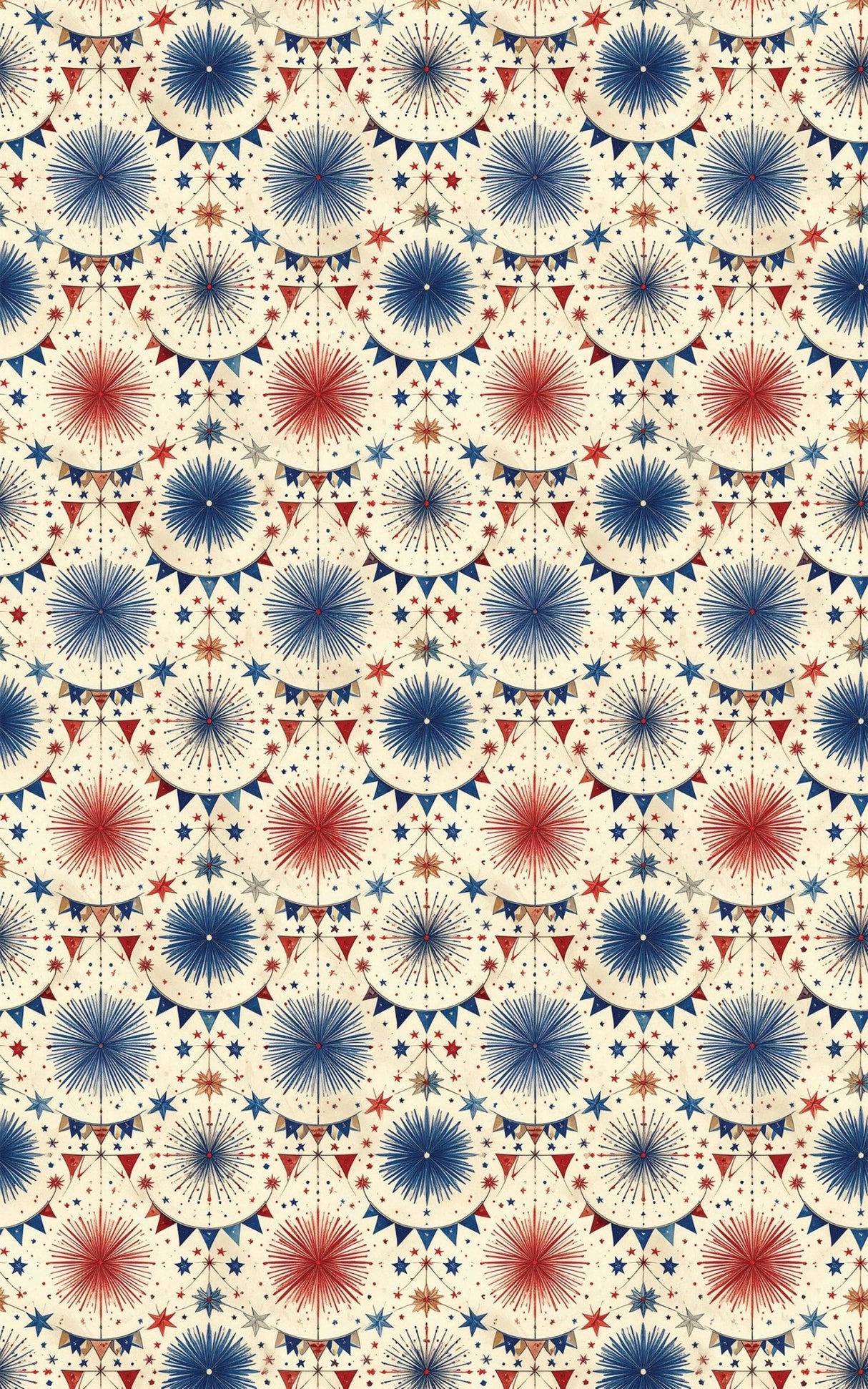 Americana Celebration Toile Wrapping Paper - London Penny Gift Wrap